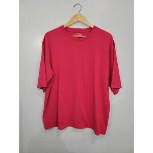 Coolibar Mens XL Morada Everyday SS T-Shirt Red UPF 50+ Sun Protection 01590